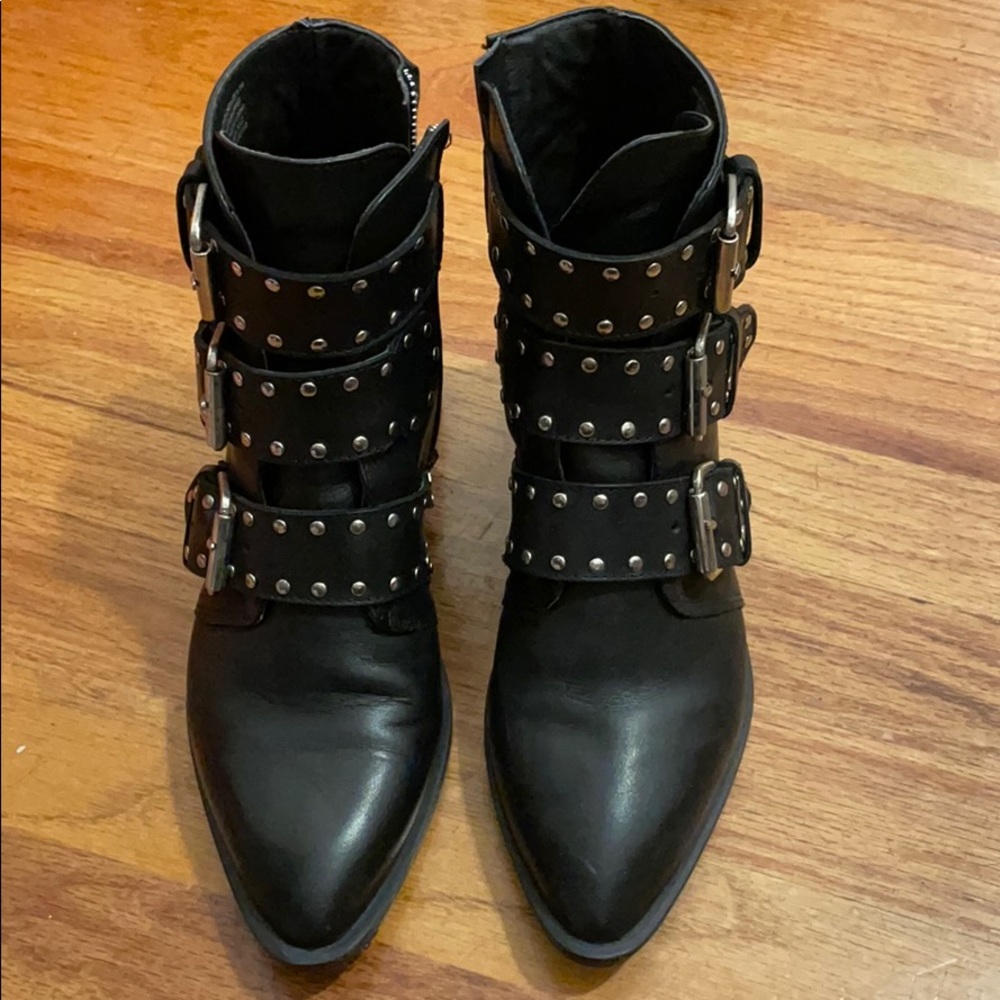 STEVEN BY STEVE MADDEN BUCKLE BOOTIES